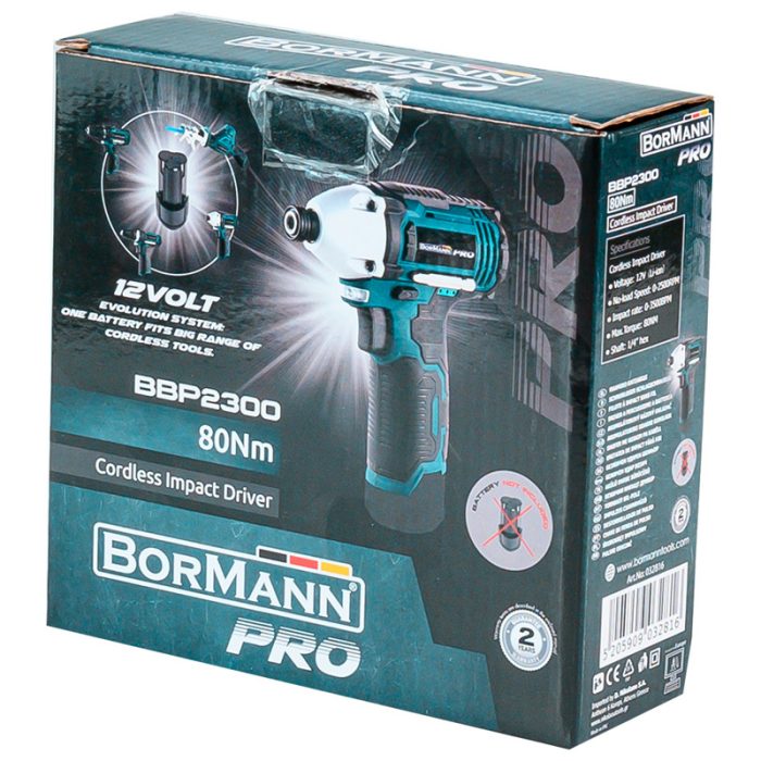 BORMANN Pro BBP2300 Παλμικό Κατσαβίδι Μπαταρίας 12V BORMANN Pro - Image 2