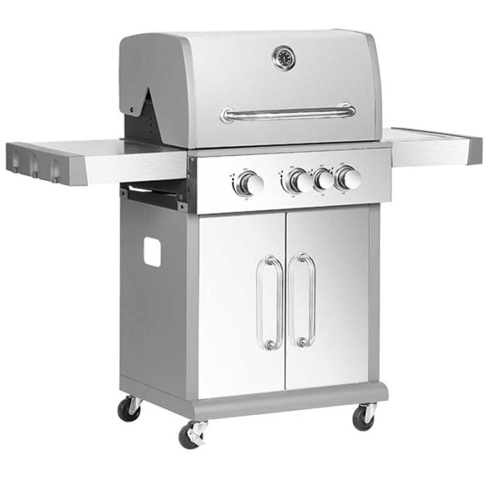 BORMANN Elite BBQ5040 Ψησταριά Υγραερίου Prime 3+1 Εστιών Luxury Type BORMANN ELITE