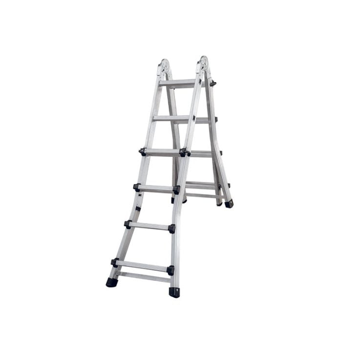 BORMANN Pro BHL9080 Σκάλα Αλουμινίου Διπλή 4X4, Πολλαπλών Χρήσεων, Τηλεσκοπική BORMANN Pro - Image 2