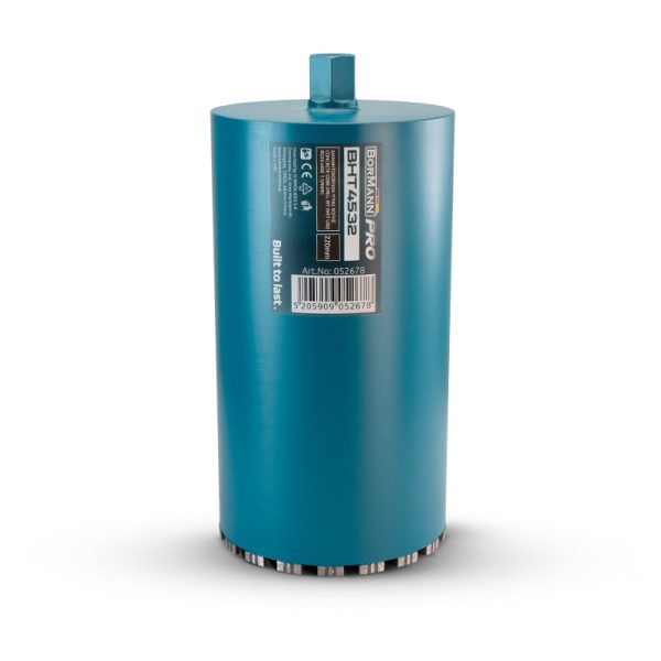 BORMANN Pro BHT4530 Διαμαντοκορώνα Υγρής Κοπής Φ202 X450 1 1/4UNC BORMANN Pro