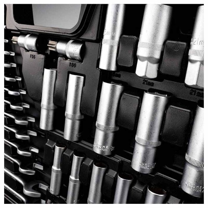 BORMANN Pro BHT5220 Καρυδάκια 1/2'', 1/4'' & 3/8'' Με Καστάνια 215Τεμ BORMANN Pro - Image 2