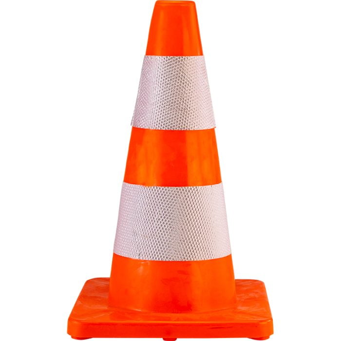 BORMANN Pro BPP2486 Κώνος Οδικής Σήμανσης Pvc, Ύψος 71cm, Βαριά Βάση BORMANN Pro