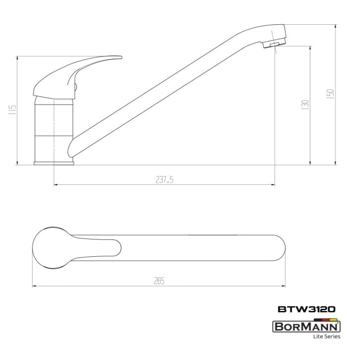 BORMANN Elite BTW3120 Μπαταρία Κουζίνας Star 35mm Αναμεικτική 450G BORMANN ELITE - Image 2