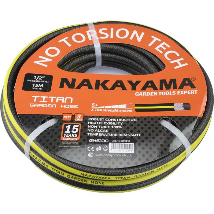 ΛΑΣΤΙΧΟ TITAN 3 ΕΠΙΣΤΡΩΣΕΙΣ 25Μ 5/8'' NAKAYAMA