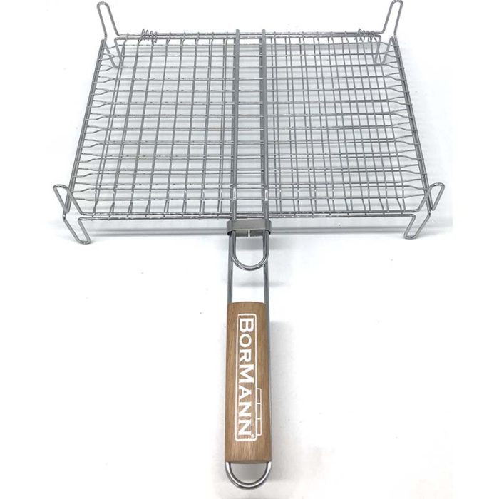 BORMANN ELITE BBQ1011 Σχάρα Ινοχ Διπλή BORMANN ELITE - Image 2