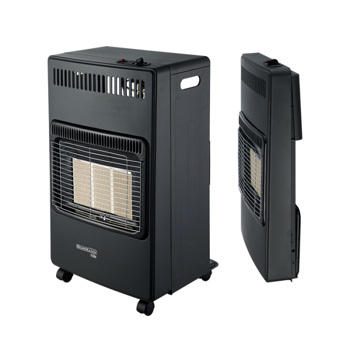 BORMANN Elite BGH4100 Θερμάστρα Υγραερίου 4200W,Mαύρη,Αναδιπλούμενη με Προστασία Ανατροπής BORMANN ELITE