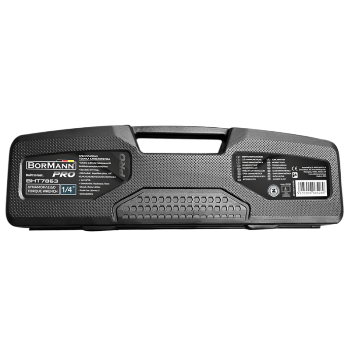 BORMANN Pro BHT7863 Δυναμόκλειδο 1/4", Ροπής 5-25Nm, 72 Δόντια, Σετ 13 Τεμ Σε Κασετίνα BORMANN Pro - Image 2
