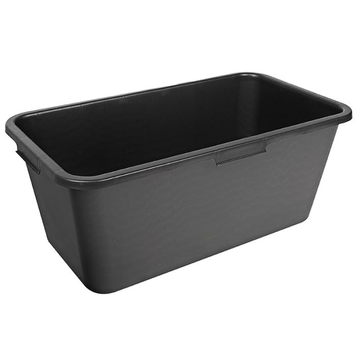 BORMANN BHT7976 Σκάφη Οικοδομής 60Lt, Παραλληλόγραμμη 72.5x39x28.5cm, Με Δοσομετρητή, Μαύρη BORMANN