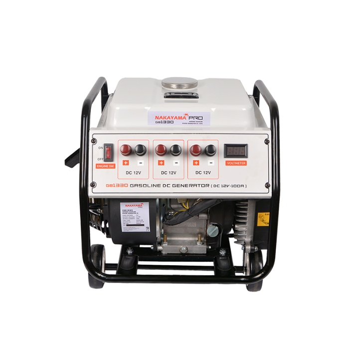 NAKAYAMA PRO GB1330 Γεννήτρια Βενζίνης Inverter Dc 3x12V 100A Με Ρόδες NAKAYAMA PRO