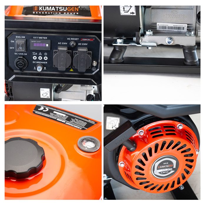 KUMATSUGEN GB4500 Γεννήτρια Βενζίνης Inverter Ανοιχτού Τύπου KUMATSUGEN - Image 2