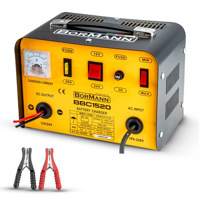 BORMANN BBC1520 Φορτιστής Μπαταριών 12/24V, Max 20A BORMANN