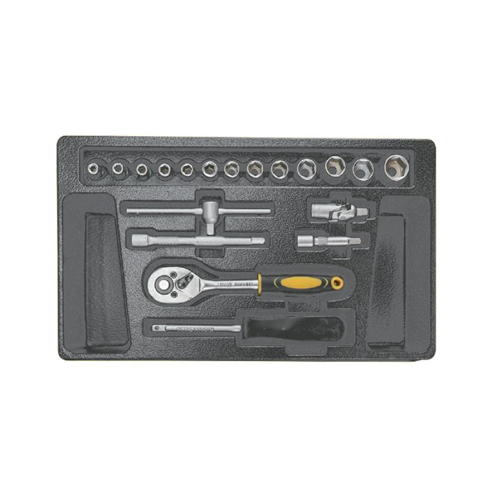 BORMANN BWR7100SET Εργαλειοφορέας 5 Συρτάρια Σετ 66 Εργαλεία Με Στοπ, Μ64xΠ36xΥ62cm BORMANN - Image 2