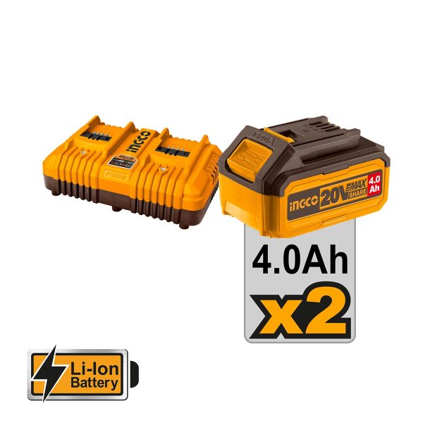 Θαμνοκοπτικό Μηχάνημα Μπαταρίας 2x20V Li-Ion - Image 2