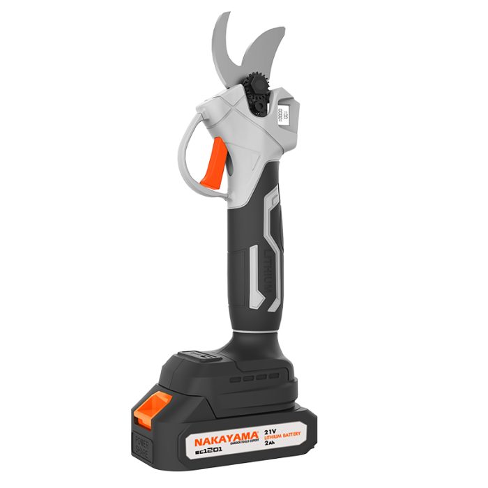 NAKAYAMA EC1250 Ψαλίδι Κλάδου Μπαταρίας 21V,Brushless,0-22/28mm,1kg 2x2Ah Li-Ion,Βαλίτσα NAKAYAMA