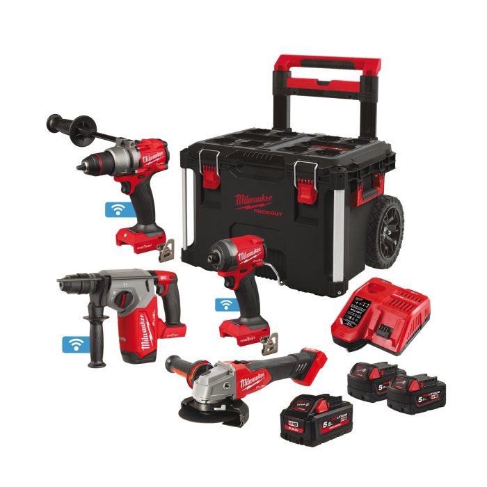 MILWAUKEE M18 FUEL™ ONEPP4C3-553P POWER PACKOUT™ SET
