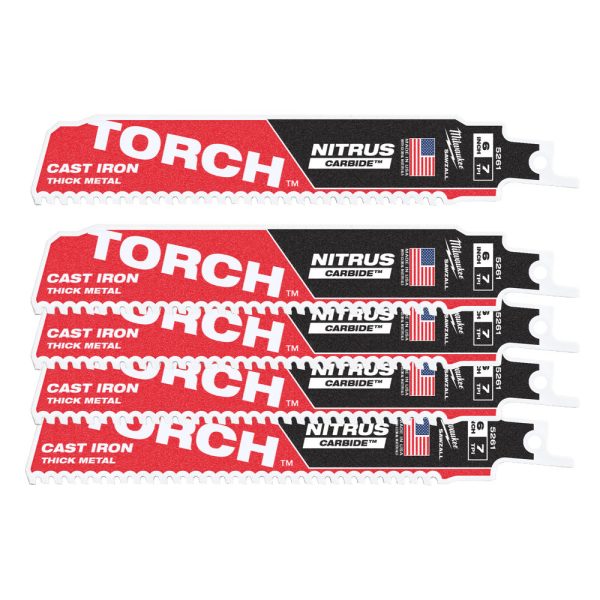 MILWAUKEE ΛΕΠΙΔΑ ΣΕΓΑΤΣΑΣ TORCH™ NITRUS 150 mm 5 ΤΕΜ