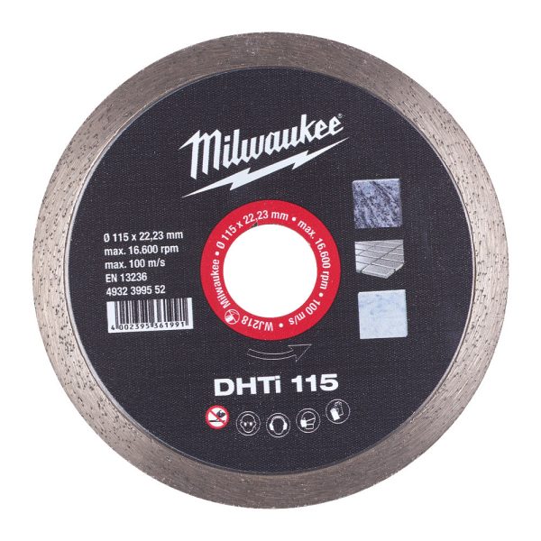MILWAUKEE DHTI 115 ΔΙΑΜΑΝΤΟΔΙΣΚΟΣ Ø 115mm