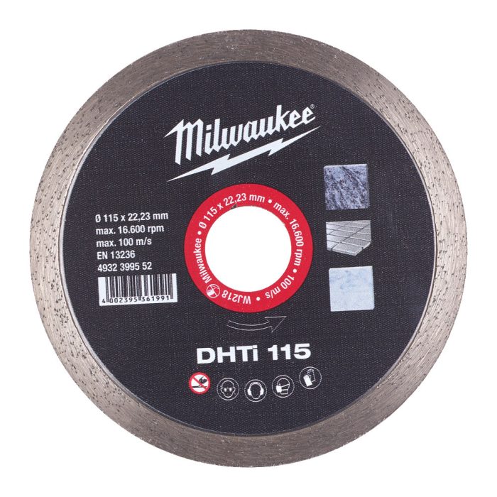 MILWAUKEE DHTI 115 ΔΙΑΜΑΝΤΟΔΙΣΚΟΣ Ø 115mm