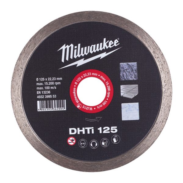 MILWAUKEE DHTI 125 ΔΙΑΜΑΝΤΟΔΙΣΚΟΣ Ø 125mm