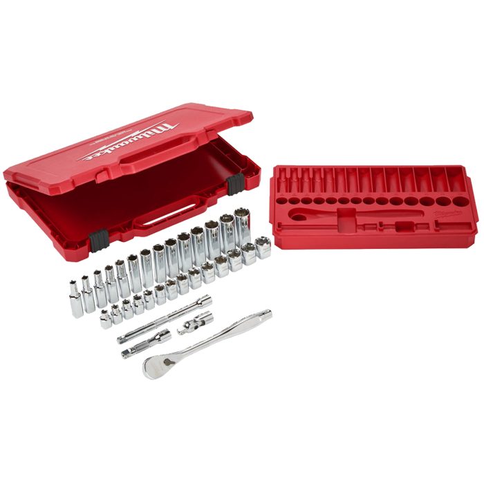 MILWAUKEE 3⁄8˝ ΣΕΤ ΚΑΣΕΤΙΝΑ ΚΑΡΥΔΑΚΙΑ ΤΕΜ 32- METRIC
