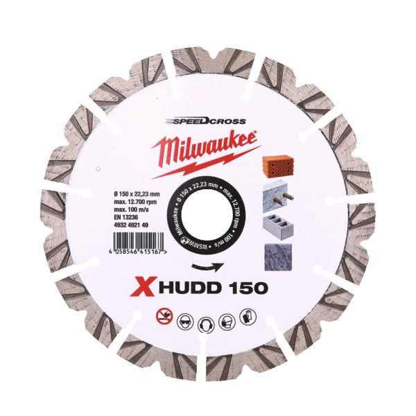 MILWAUKEE ΔΙΣΚΟΣ ΔΙΑΜΑΝΤΙΟΥ XHUDD 150 MM