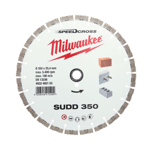 MILWAUKEE ΔΙΣΚΟΣ ΔΙΑΜΑΝΤΙΟΥ SUDD 350 MM