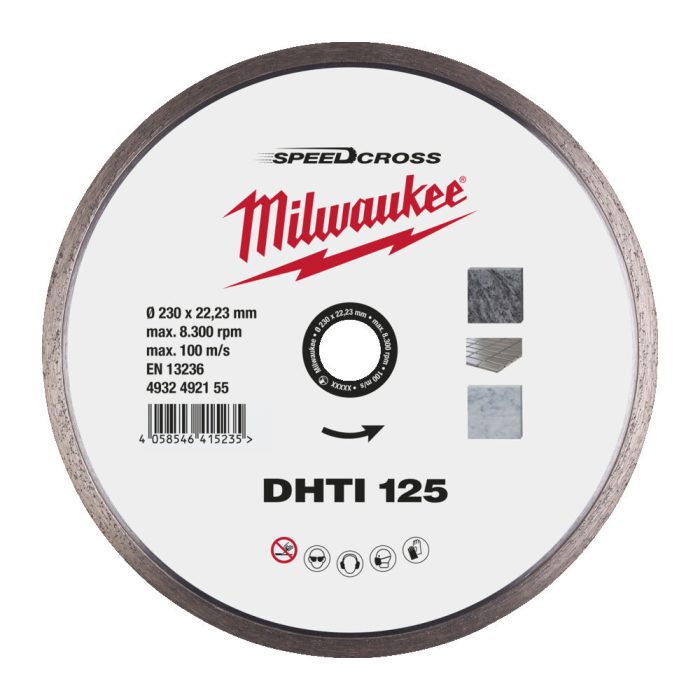 MILWAUKEE ΔΙΣΚΟΣ ΔΙΑΜΑΝΤΙΟΥ DHTI 125 MM