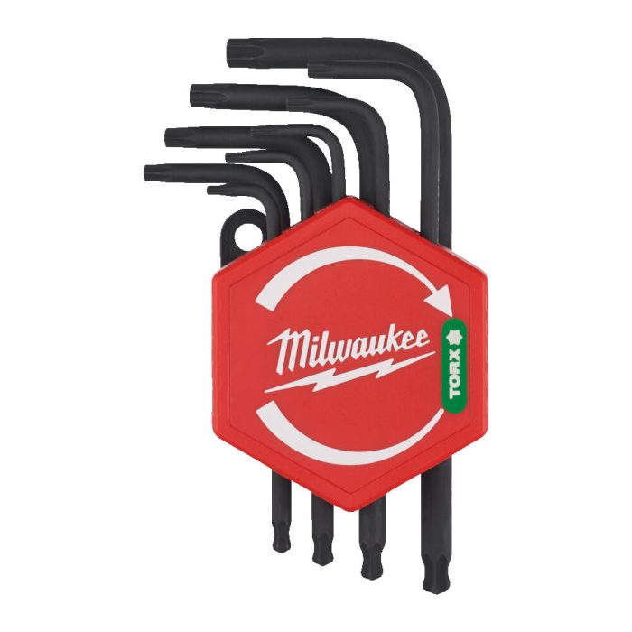 MILWAUKEE SET ΣΥΜΠΑΓΗΣ ΚΛΕΙΔΙΩΝ TORX ΤΥΠΟΥ L - 9 ΤΕΜ