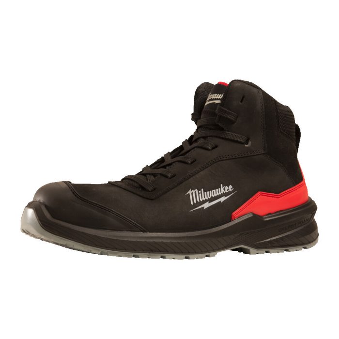 MILWAUKEE FLEXTRED™ S3S ΜΠΟΤΑΚΙΑ ΑΣΦΑΛΕΙΑΣ ΜΕ ΔΕΡΜΑ NUBUCK ΑΝΩ ΜΕΡΟΣ 1M110133 ESD SC FO SR #38