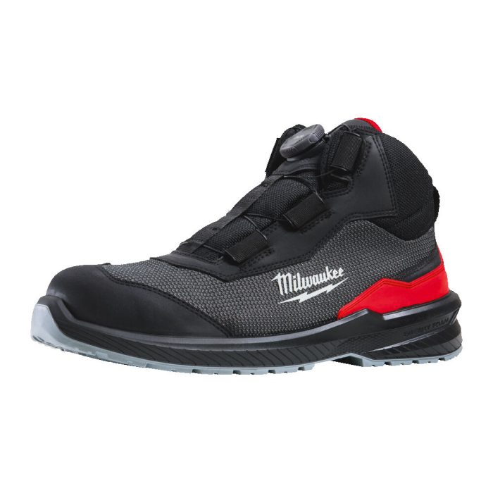 MILWAUKEE FLEXTRED™ S1PS ΜΠΟΤΑΚΙΑ ΑΣΦΑΛΕΙΑΣ ΜΕ ΥΦΑΣΜΑΤΙΝΟ ΑΝΩ ΜΕΡΟΣ ΚΑΙ ΣΥΣΤΗΜΑ ΕΦΑΡΜΟΓΗΣ BOA® B1M110133 ESD FO SR #48