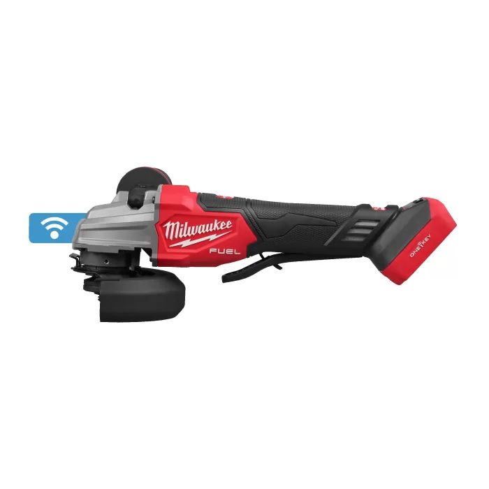 MILWAUKEE M18 FUEL™ ONE-KEY™ FSAGSVO125X-0X ΓΩΝΙΑΚΟΣ ΤΡΟΧΟΣ 125 ΜΜ ΑΣΦΑΛΕΙΑΣ ΜΕ ΔΙΑΚΟΠΤΗ ΚΑΙ ΣΤΗ ΛΑΒΗ ΜΕ ΜΕΤΑΒΛΗΤΗ ΤΑΧΥΤΗΤΑ
