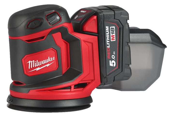 MILWAUKEE M18™ BOS125-502B ΕΚΚΕΝΤΡΟ ΠΕΡΙΣΤΡΟΦΙΚΟ ΤΡΙΒΕΙΟ 125mm