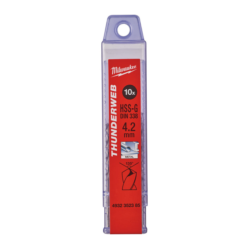 ΤΡΥΠΑΝΙ ΑΕΡΟΣ ΑΣΗΜΙ HSS-G 4.2mm DIN338