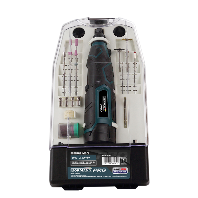 BORMANN Pro BBP2450 Περιστροφικό Πολυεργαλείο με Ρύθμιση Ταχύτητας 12V BORMANN Pro - Image 2