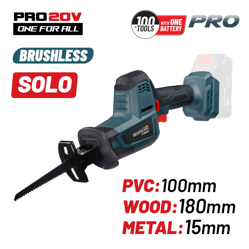BORMANN Pro BBP5180 Σπαθόσεγα Brushless Μπαταρίας 20V,SOLO BORMANN Pro