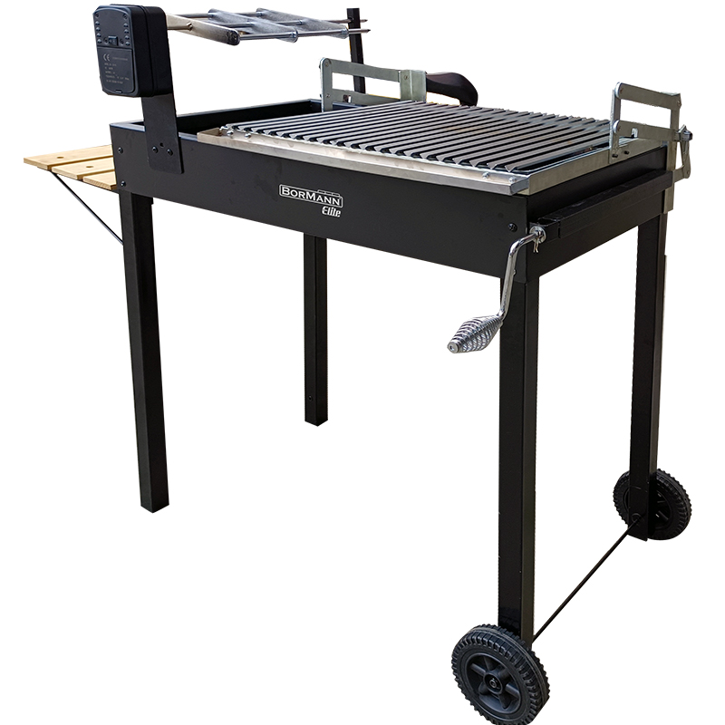 BORMANN Elite BBQ1980 Ψησταριά Ρυθμιζόμενη με Σούβλα Αντικριστού 55x41cm