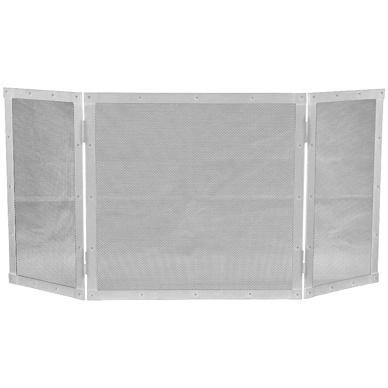 BORMANN Elite BFT1030 Σίτα Τζακιού Τρίφυλλη 51x102cm, Ασημί BORMANN ELITE