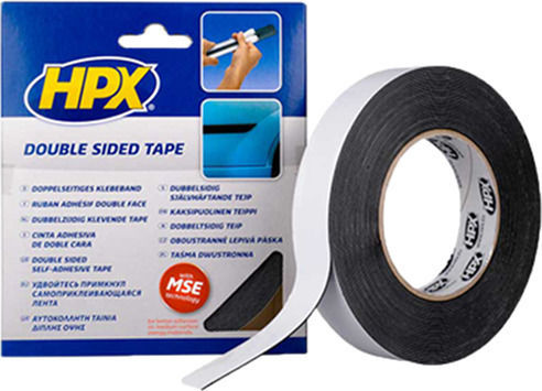 HPX ΤΑΙΝΙΑ ΔΙΠΛΗΣ ΟΨΗΣ ΜΑΥΡΗ AUTO 12mm x 10m