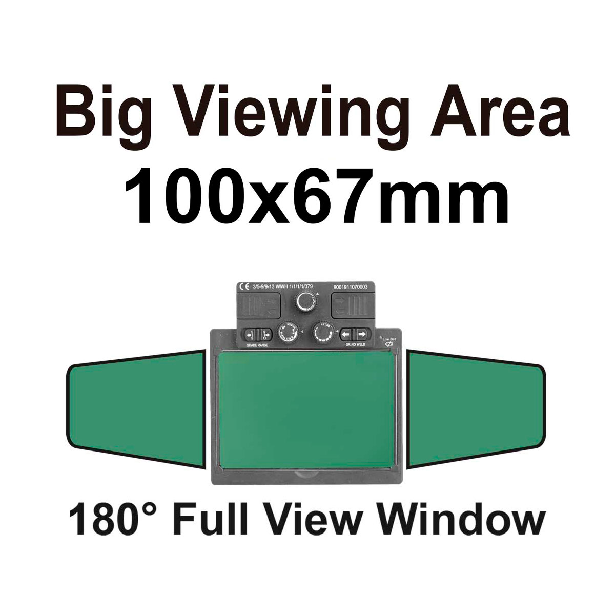 Ηλεκτρονική Μάσκα Ηλεκτροσυγκόλλησης Πανοραμική - Image 2