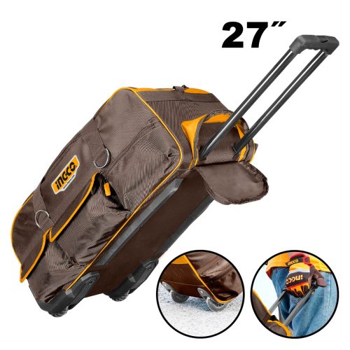 Εργαλειοθήκη Τσάντα με Τηλεσκοπική Λαβή και Ρόδες 27"