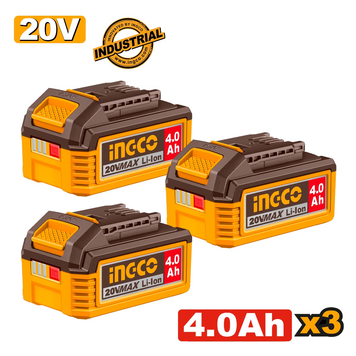 Μπαταρίες 20V 4.0Ah Li-Ion 3 τεμ.2