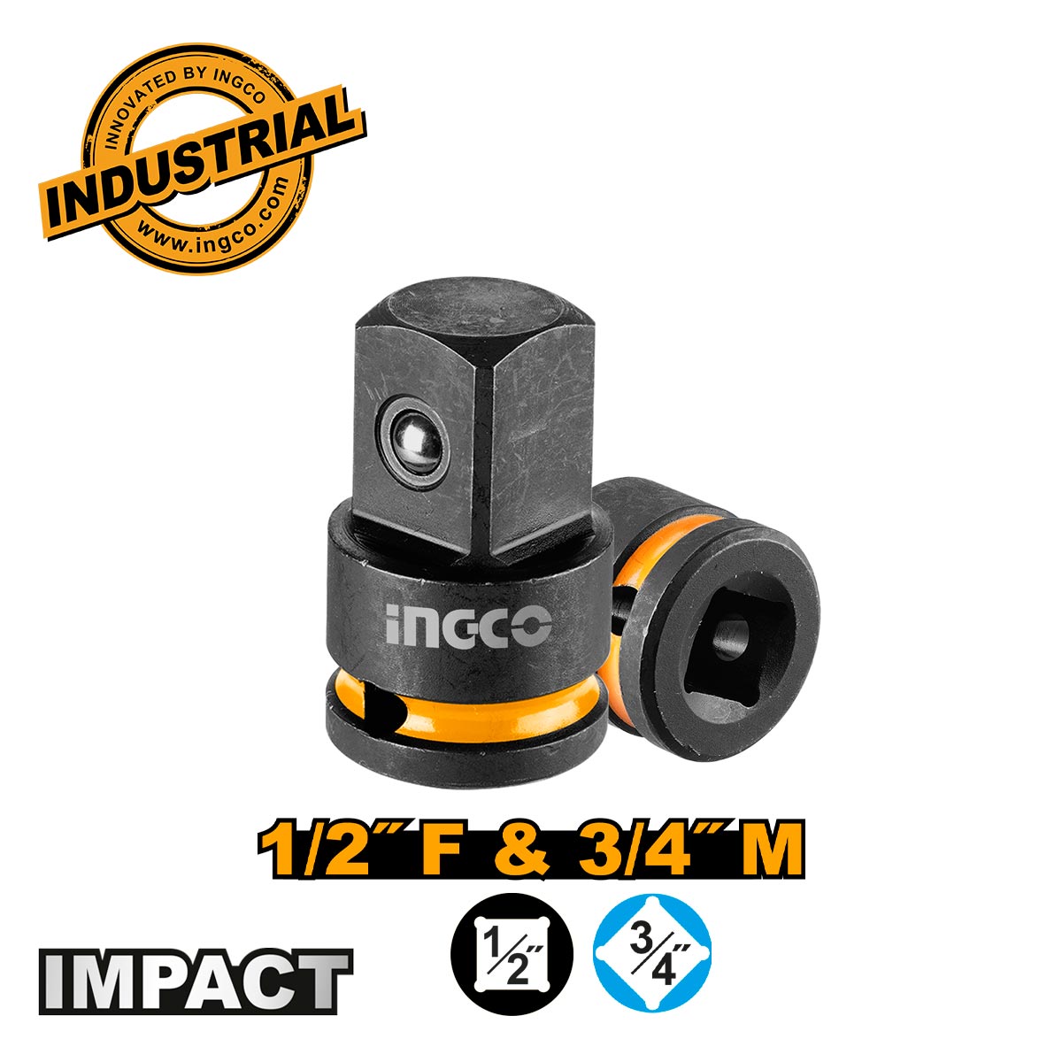 ΜΕΤΑΤΡΟΠΕΑΣ 1/2" ΣΕ 3/4" Αντάπτορας Impact-Αέρος ΓΙΑ ΚΑΡΥΔΑΚΙΑ